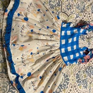 Wildflowers Clothing elephant birthday top. Size 6